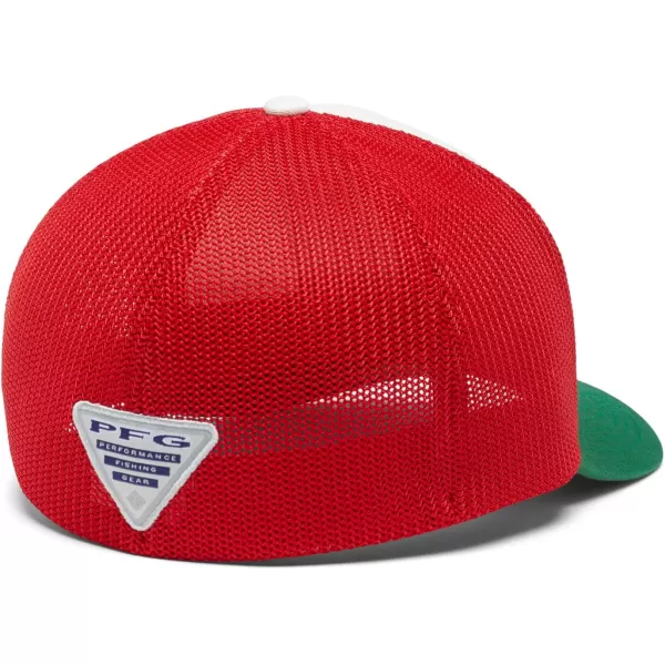 Columbia PFG Mesh Canada Fish Flag StretchFit HatCypressBass Flag