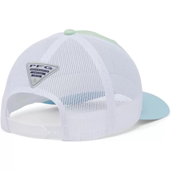 Columbia PFG Patch Mesh Snap BackKey WestSpring BlueTriangle Patch