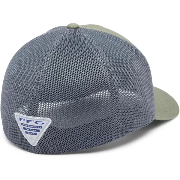 Columbia PFG Statetriot Mesh Ball CapCypressCity GreyUsa Patch