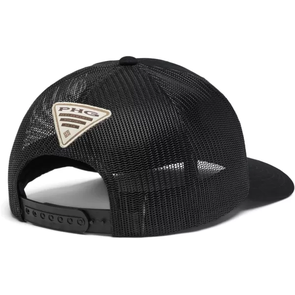 Columbia PHG Leather Game Flag Snap BackBlack