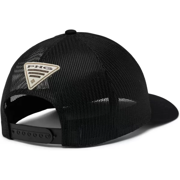 Columbia PHG Leather Game Flag Snap BackBlack