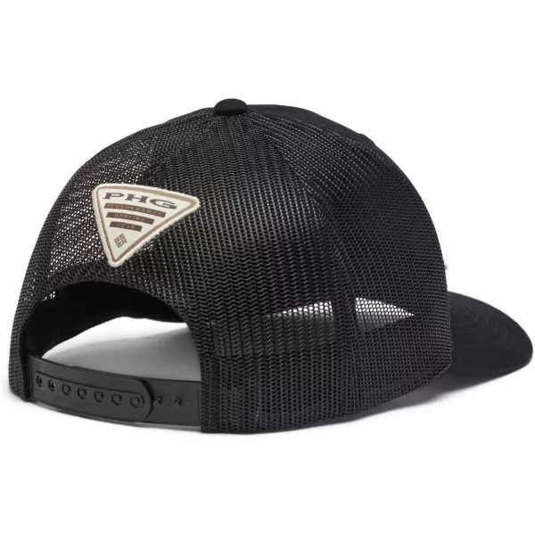 Columbia PHG Leather Game Flag Snap BackBlack