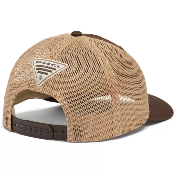 Columbia PHG Leather Game Flag Snap BackCordovan  Flax