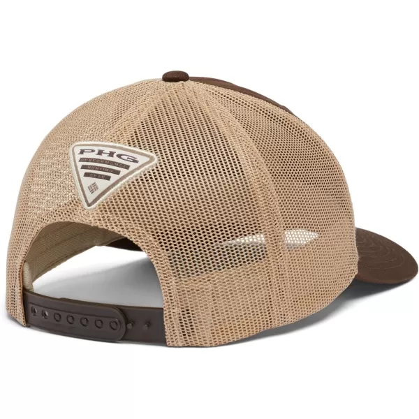 Columbia PHG Leather Game Flag Snap BackCordovan  Flax