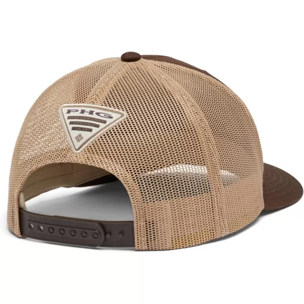 Columbia PHG Leather Game Flag Snap BackCordovan  Flax