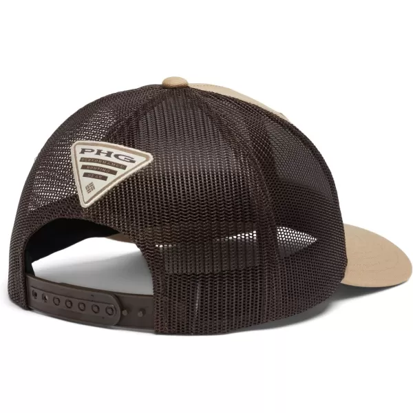 Columbia PHG Leather Game Flag Snap BackSahara  Cordovan