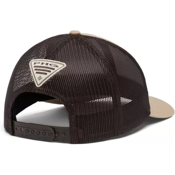 Columbia PHG Leather Game Flag Snap BackSahara  Cordovan