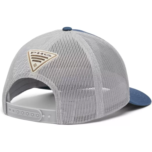 Columbia PHG Leather Game Flag Snap BackZinc  Cool Grey