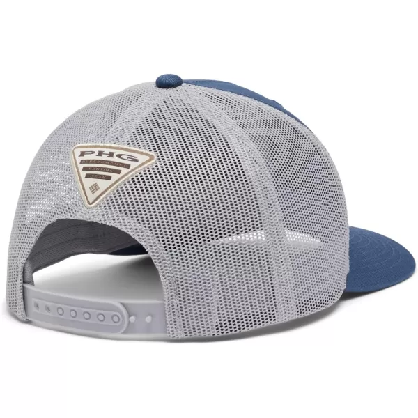 Columbia PHG Leather Game Flag Snap BackZinc  Cool Grey