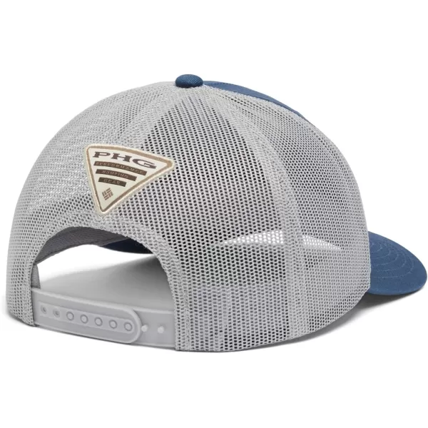 Columbia PHG Leather Game Flag Snap BackZinc  Cool Grey