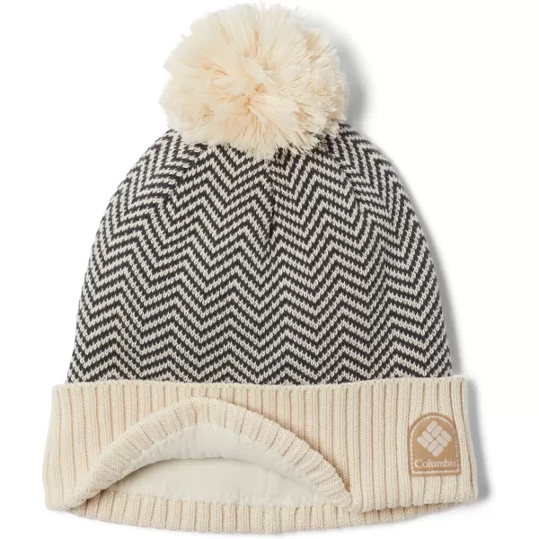 Columbia Palmer Peak Pom BeanieChalk Herringbone