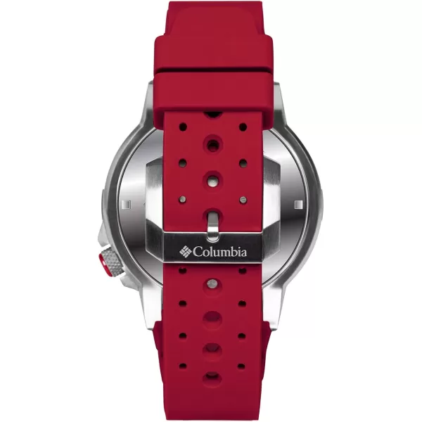 Columbia Peak Patrol Alabama Crimson Tide Mens Watch with Maroon Silicone StrapColumbia Peak Patrol Alabama Crimson Tide Mens Watch with Maroon Silicone Strap