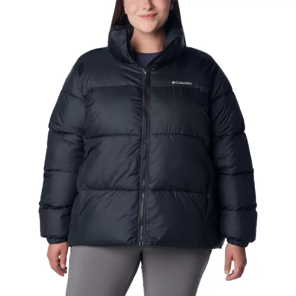 Columbia Puffect Jacket 1864781575 Womens Wild IrisBlack