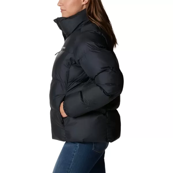 Columbia Puffect Jacket 1864781575 Womens Wild IrisBlack