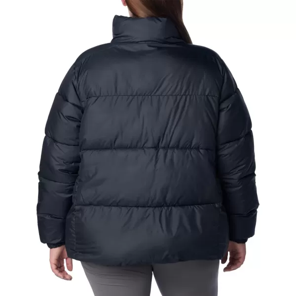 Columbia Puffect Jacket 1864781575 Womens Wild IrisBlack