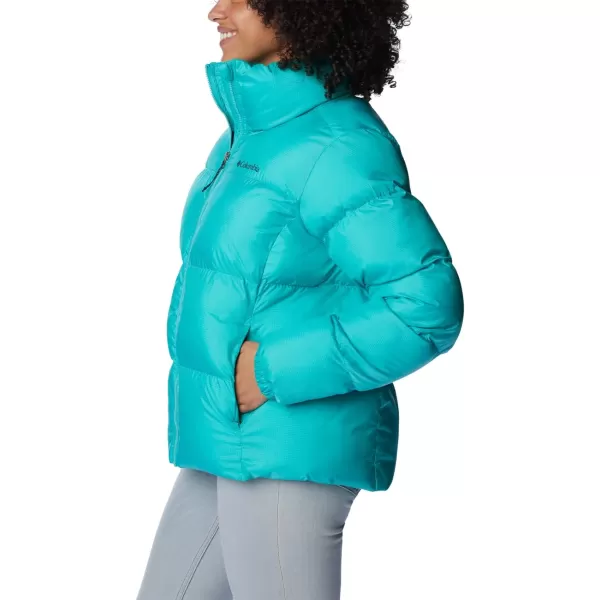 Columbia Puffect Jacket 1864781575 Womens Wild IrisBright Aqua