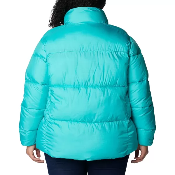 Columbia Puffect Jacket 1864781575 Womens Wild IrisBright Aqua