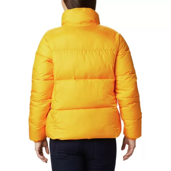 Columbia Puffect Jacket 1864781575 Womens Wild IrisBright Marigold