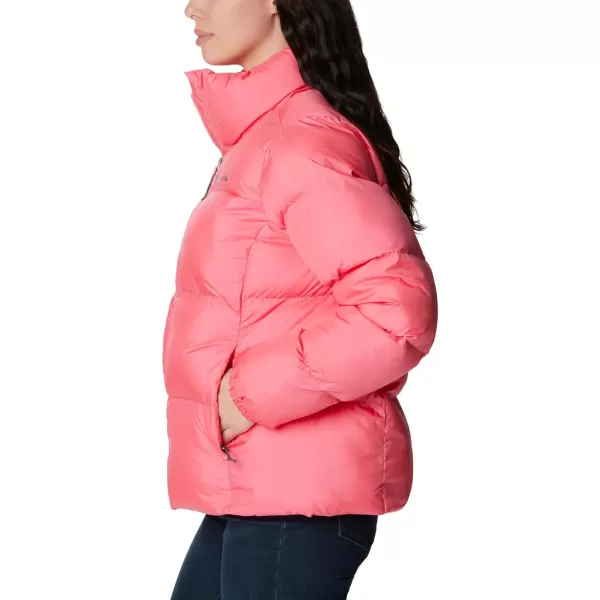 Columbia Puffect Jacket 1864781575 Womens Wild IrisCamellia Rose