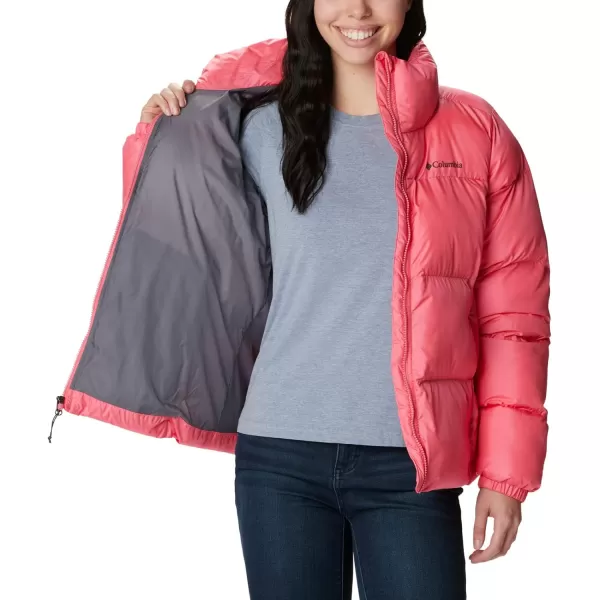 Columbia Puffect Jacket 1864781575 Womens Wild IrisCamellia Rose