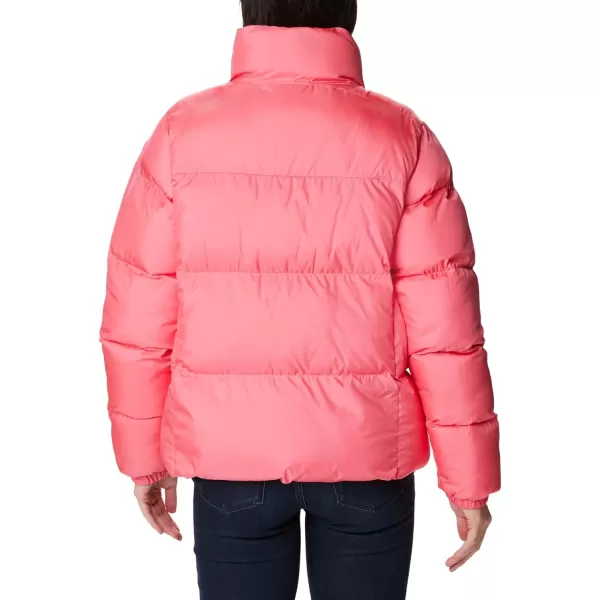 Columbia Puffect Jacket 1864781575 Womens Wild IrisCamellia Rose