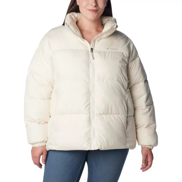 Columbia Puffect Jacket 1864781575 Womens Wild IrisChalk