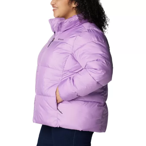 Columbia Puffect Jacket 1864781575 Womens Wild IrisGumdrop