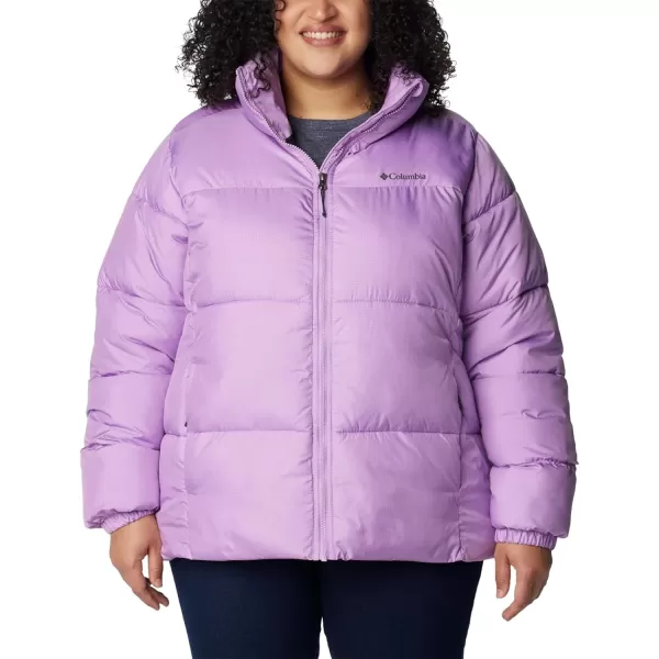 Columbia Puffect Jacket 1864781575 Womens Wild IrisGumdrop