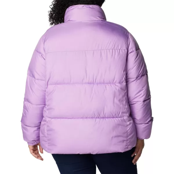 Columbia Puffect Jacket 1864781575 Womens Wild IrisGumdrop