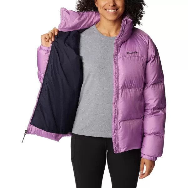 Columbia Puffect Jacket 1864781575 Womens Wild IrisGumdrop