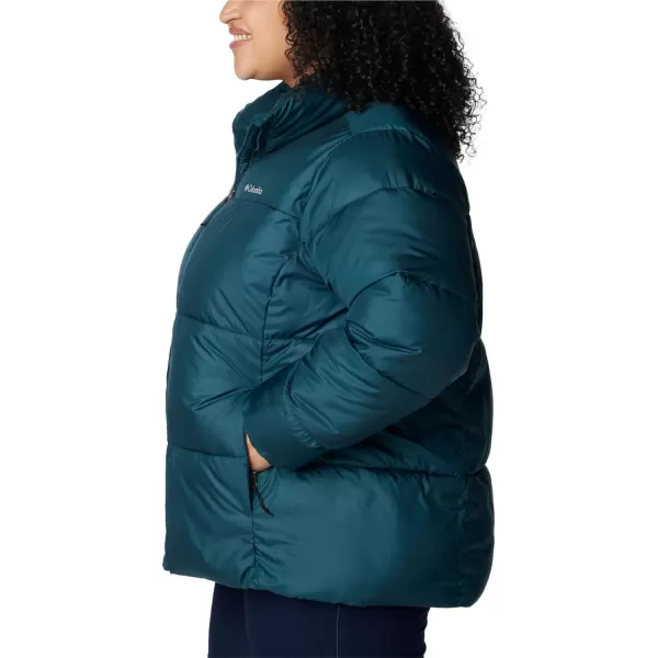 Columbia Puffect Jacket 1864781575 Womens Wild IrisNight Wave