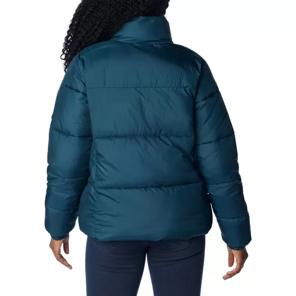 Columbia Puffect Jacket 1864781575 Womens Wild IrisNight Wave