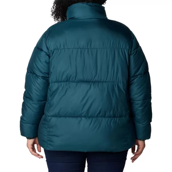 Columbia Puffect Jacket 1864781575 Womens Wild IrisNight Wave