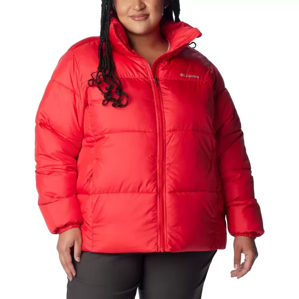 Columbia Puffect Jacket 1864781575 Womens Wild IrisRed Lily