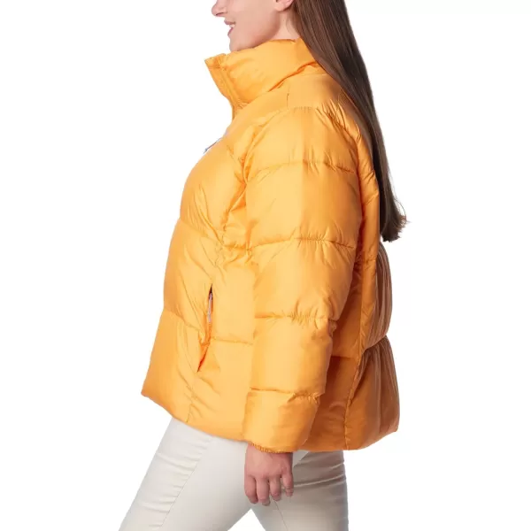 Columbia Puffect Jacket 1864781575 Womens Wild IrisSunset Peach