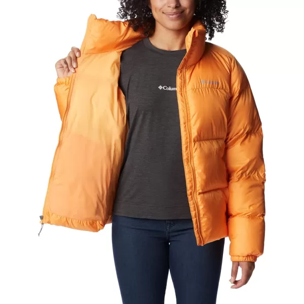 Columbia Puffect Jacket 1864781575 Womens Wild IrisSunset Peach