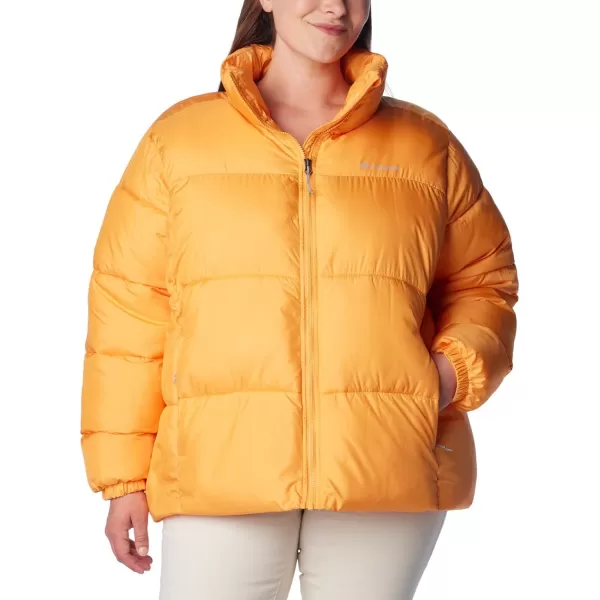 Columbia Puffect Jacket 1864781575 Womens Wild IrisSunset Peach