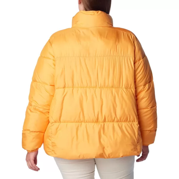 Columbia Puffect Jacket 1864781575 Womens Wild IrisSunset Peach