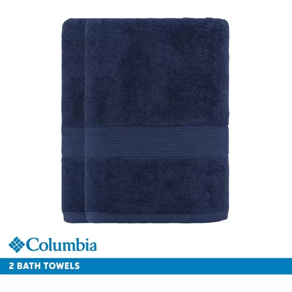 Columbia Quick Dry 90 Cotton10 Polyester Super Absorbent OekoTEX Certified 6Piece Bath Towel Value Set Set Includes 2 Bath Towels 2 Hand Towels 2 Washcloths  NocturnalColumbia Quick Dry 90 Cotton10 Polyester Super Absorbent OekoTEX Certified 6Piece Bath Towel Value Set Set Includes 2 Bath Towels 2 Hand Towels 2 Washcloths  Nocturnal