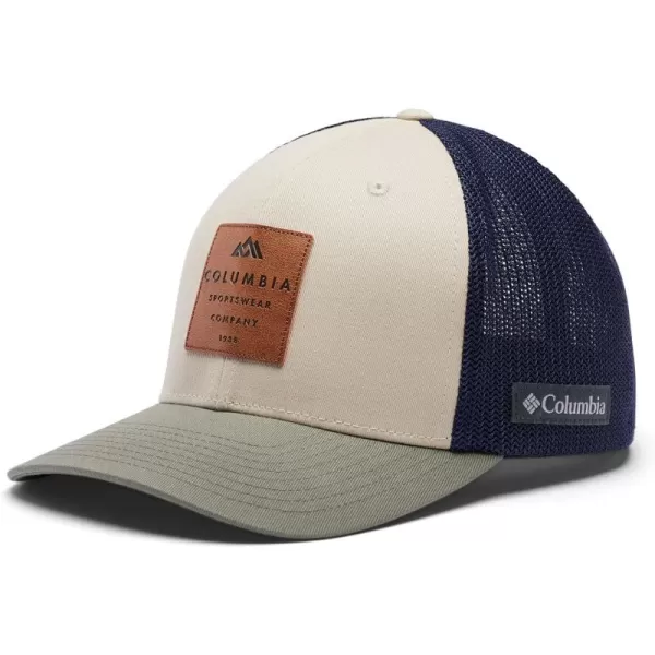 Columbia Rugged Outdoor Mesh HatAncient FossilCollegiate Navy Cs Square