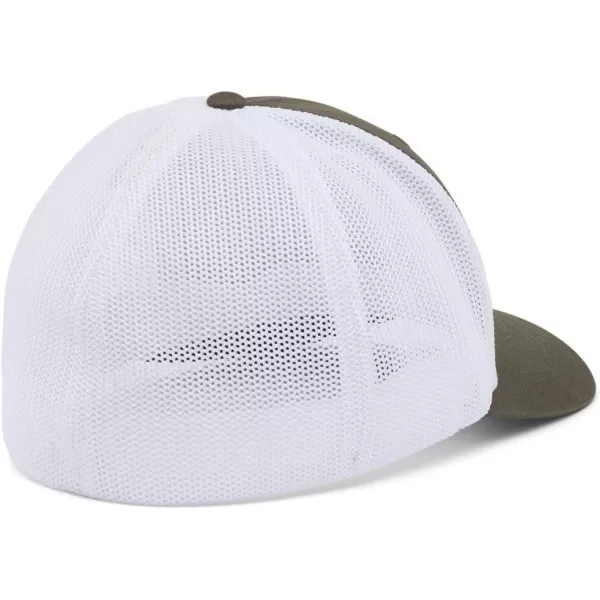 Columbia Rugged Outdoor Mesh HatNew OliveWhiteMountain Patch