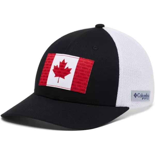 Columbia Tree Flag Mesh Ball CapHighBlack Canada Flag