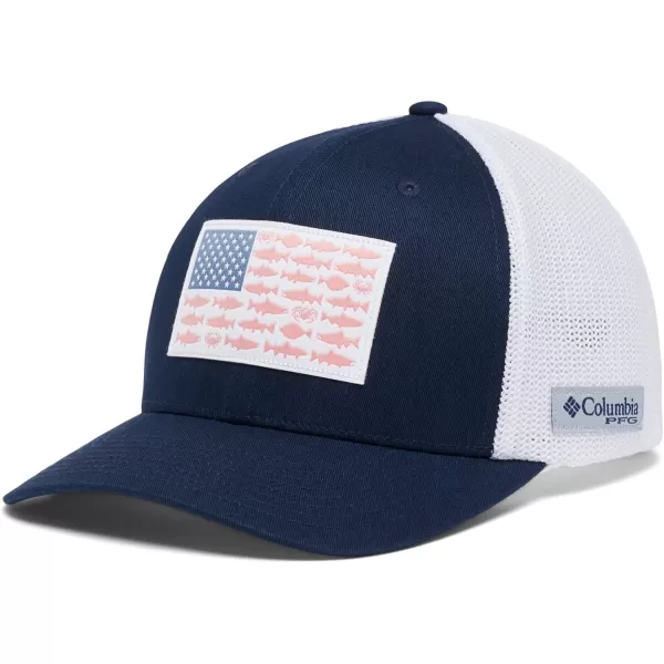 Columbia Tree Flag Mesh Ball CapHighCollegiate Navy Pnw Flag