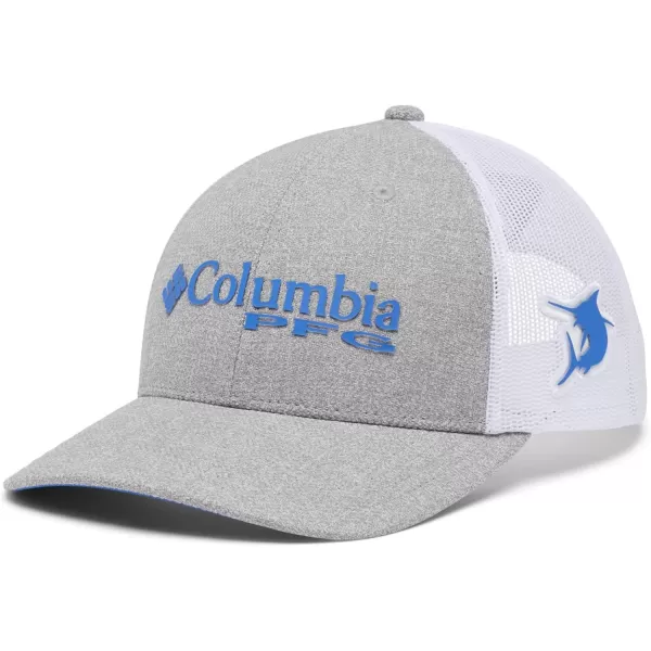 Columbia Tree Flag Mesh Ball CapHighCool Grey HeatherVivid Blue