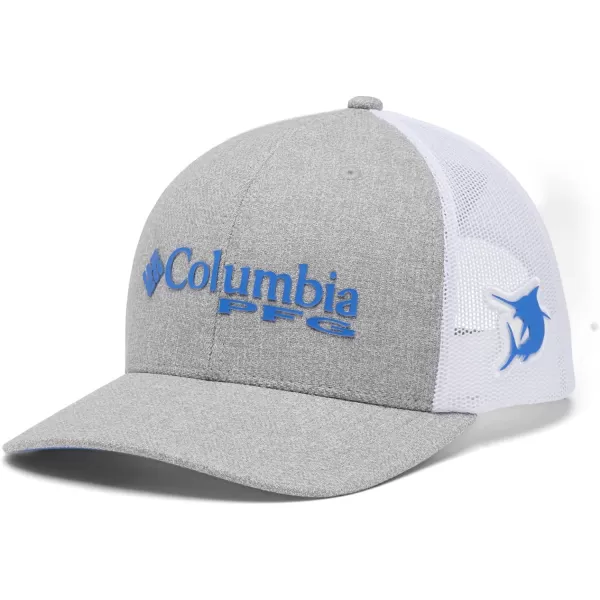 Columbia Tree Flag Mesh Ball CapHighCool Grey HeatherVivid Blue