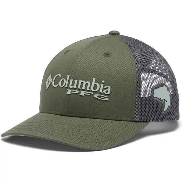 Columbia Tree Flag Mesh Ball CapHighCypressCool GreenBass