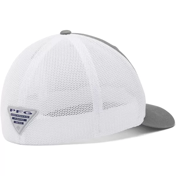 Columbia Tree Flag Mesh Ball CapHighTitaniumWhite