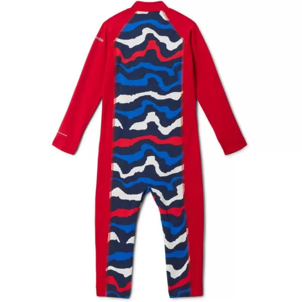 Columbia Unisex Baby Sandy Shores Ii SunsuitSunsuitColl Navy WavyMountain Red