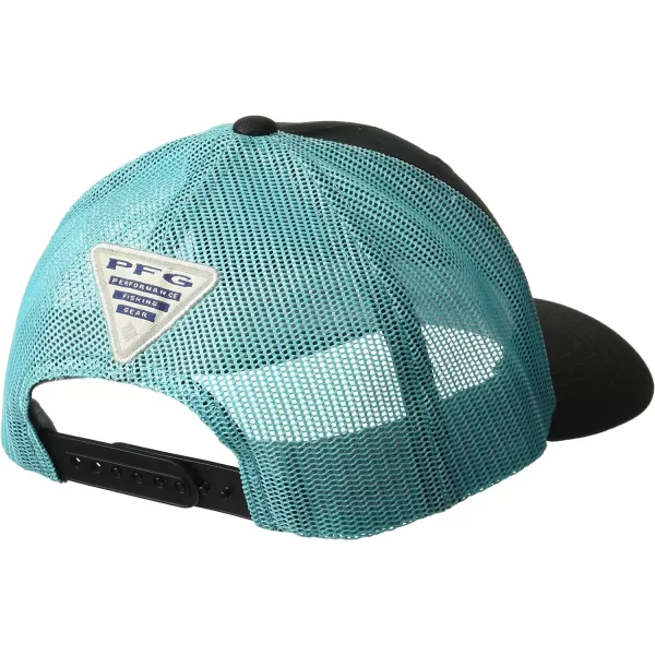 Columbia Unisex Kids PFG Fish Flag Snap BackBlackOcean Teal