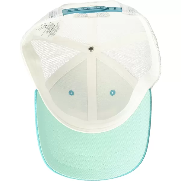 Columbia Unisex Kids PFG Fish Flag Snap BackOcean TealWhite